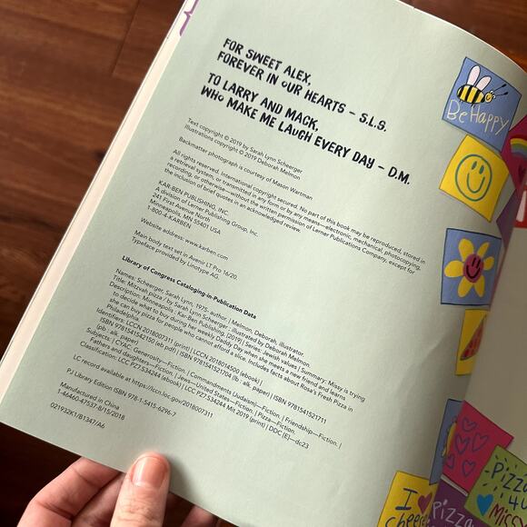 PJ Library Mitzvah Pizza Jewish Paperback Book - Picture 3 of 9